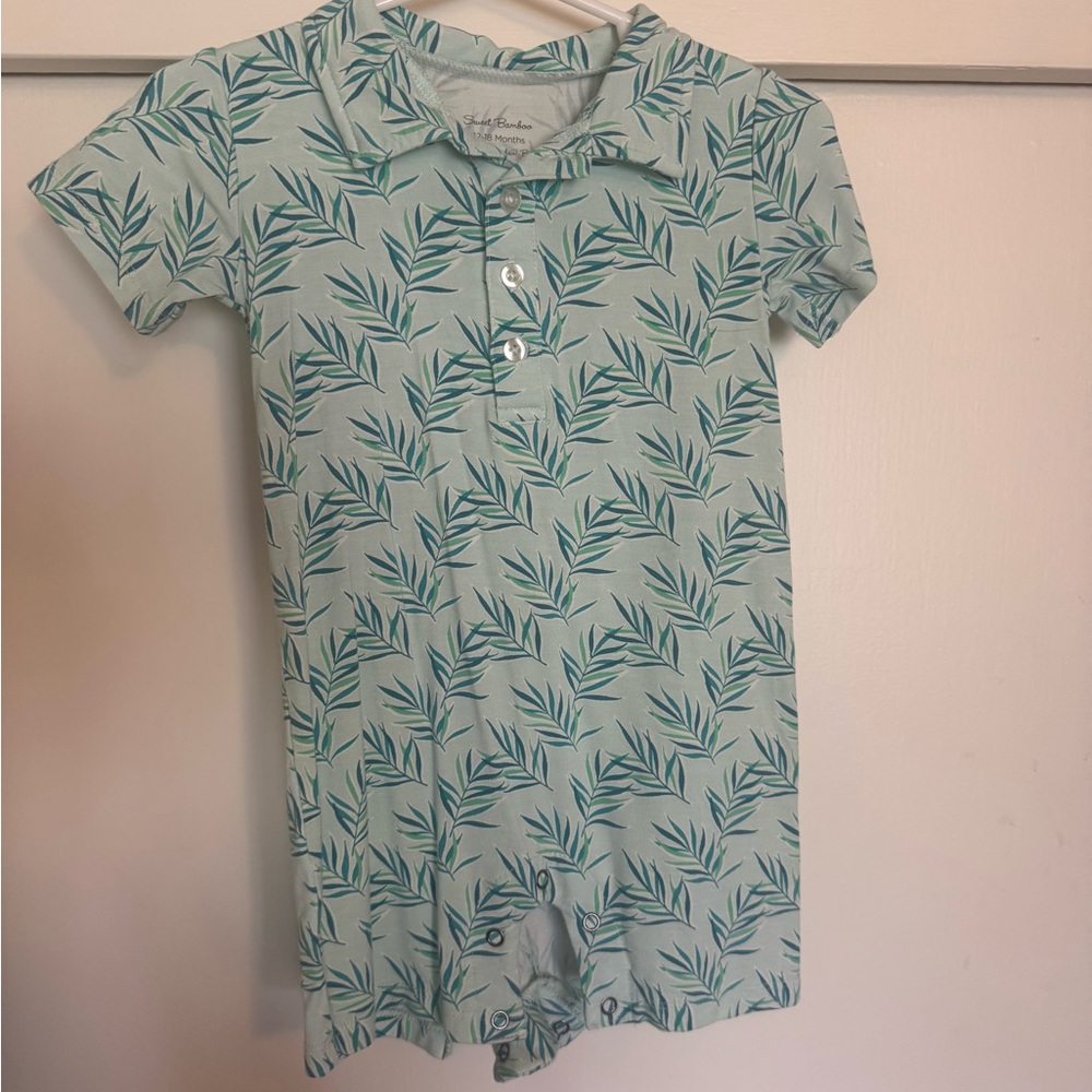 Sweet Bamboo Collared Onesie